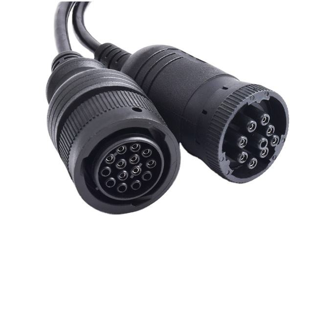 14-Pin Conversion DB15 Pin 9 Needle Wire Harness For Automobile & Truck Diagnostic Cable factory