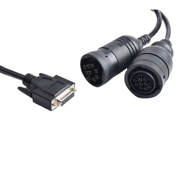 14-Pin Conversion DB15 Pin 9 Needle Wire Harness For Automobile & Truck Diagnostic Cable high quality